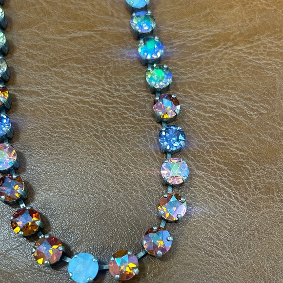 Sabika Elegant Multicolor Crystal Necklace OS - Picture 2 of 3